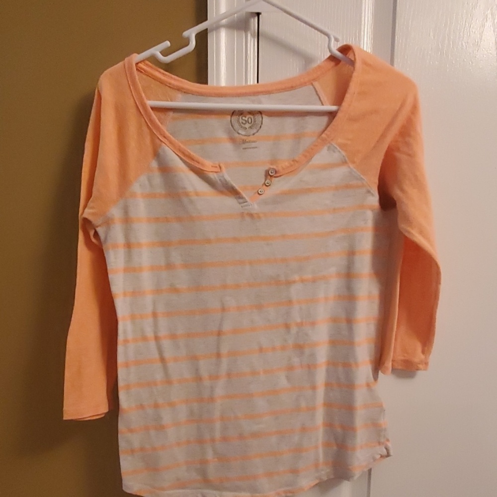 3/4 sleeve tee shirt